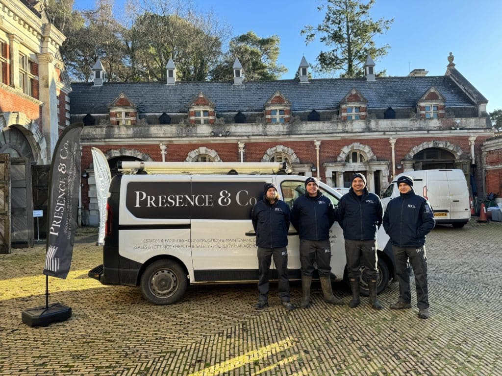 The landscaping team at Presence & Co.